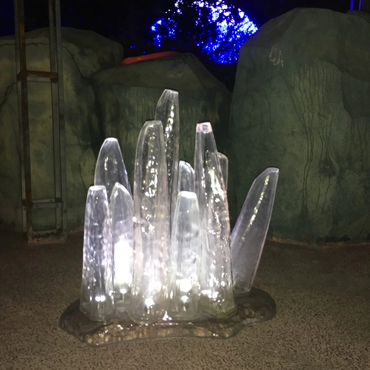 Winter transparent iceberg display props