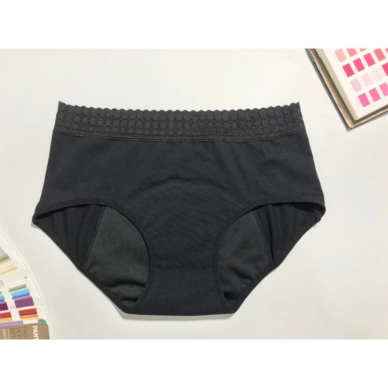 Lace waistband period panties leak proof underwear
