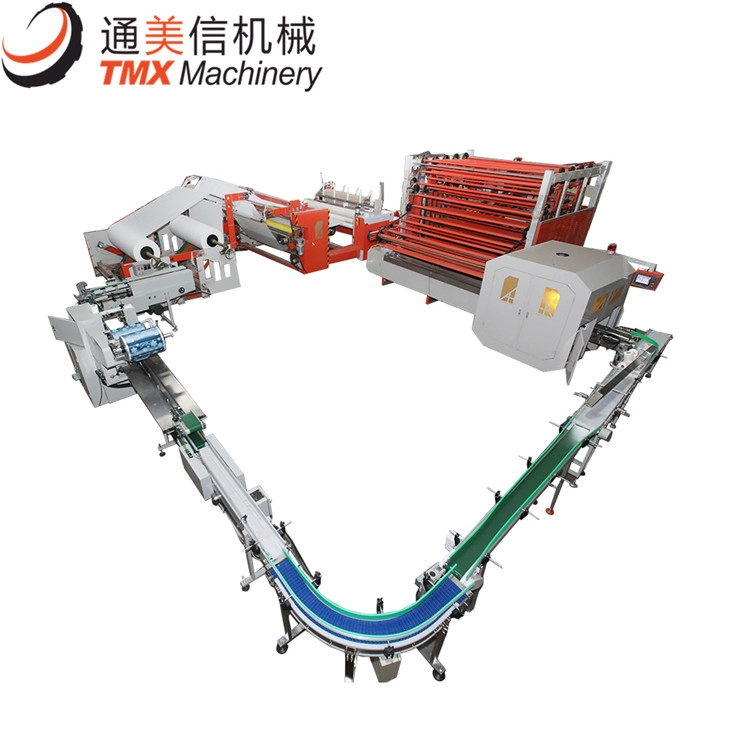 Full automatic toilet tissue paper production line making machine