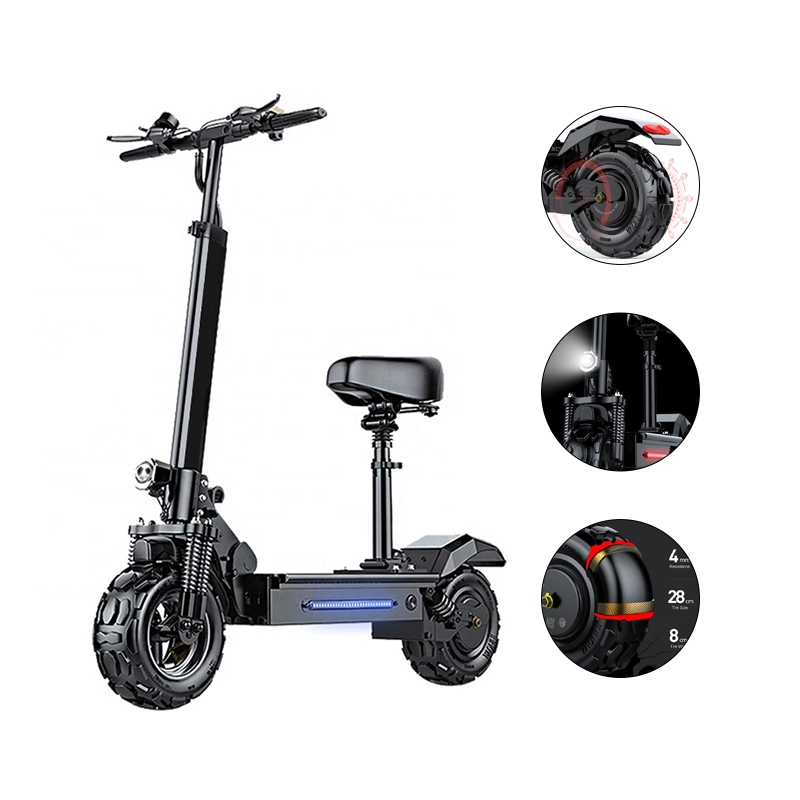 12 Inch 1000W  Off Road Foldable Electric Scooter With Seat