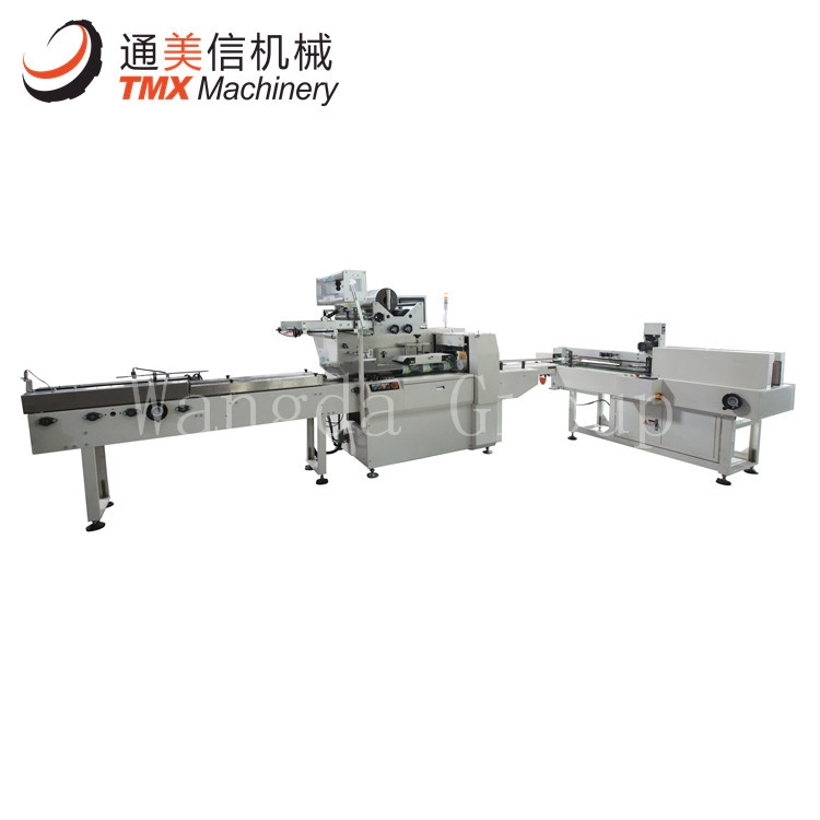 Automatic Toilet Tissue Paper Roll Packing Wrapper Machine