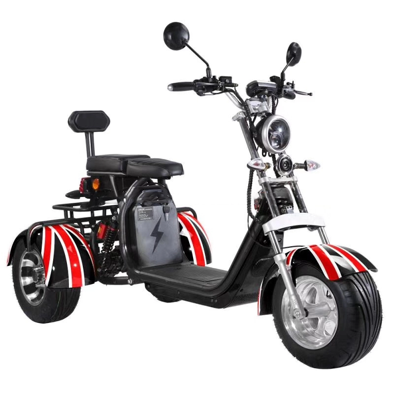 3 wheels 45kmh max speed Electric citycoco 60v 1500w citycoco electric scooter with fat tire