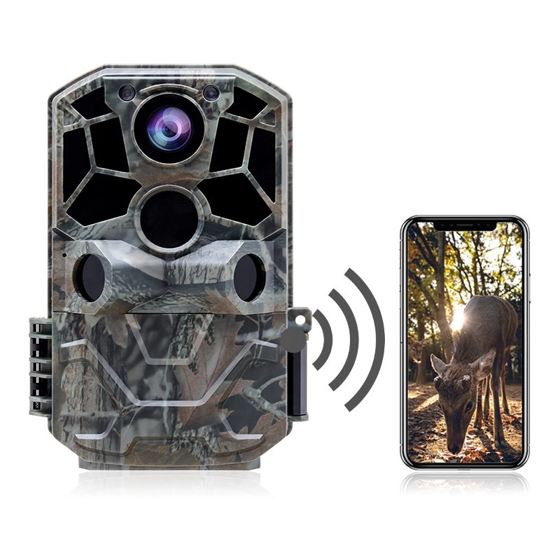 30MP Wifi Trail Camera IP66 Waterproof for Wildlife Monitoring