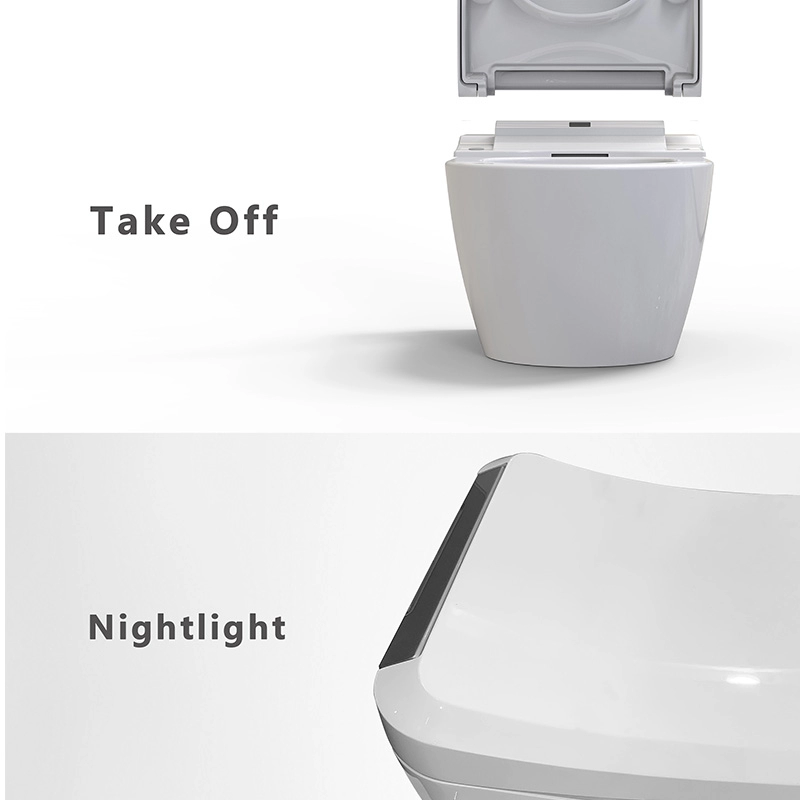OEM Good quality bathroom ceramic smart WC toilet with wall-mount shower douche WC toilet
