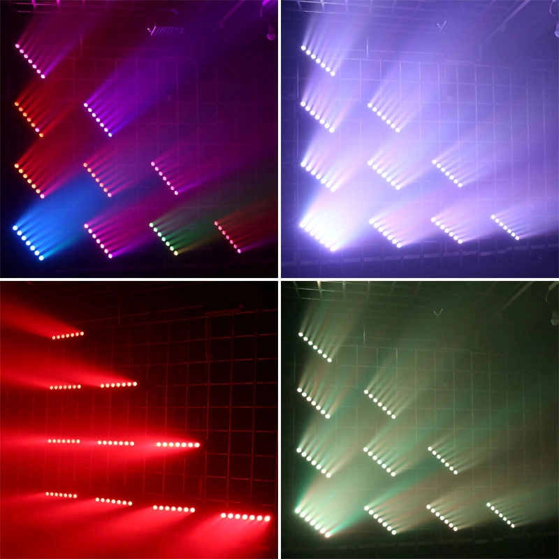 7X40W Pixel LED Bar Beam Moving Head Light with LED RGB Ring