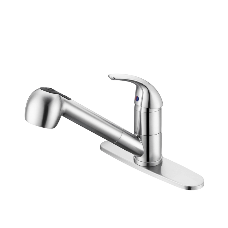Chrome Brass Pull Out Kitchen Faucets