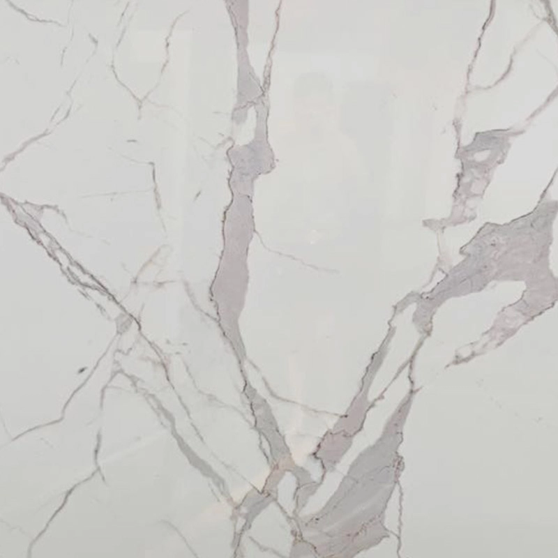 Statuario white artificial marble slabs