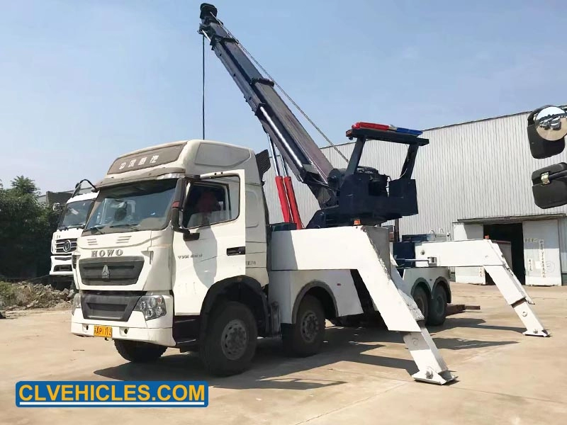 HOWO 50 ton heavy duty wrecker towing truck