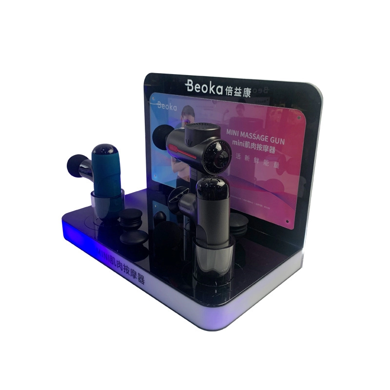 massage device counter top acrylic display stand