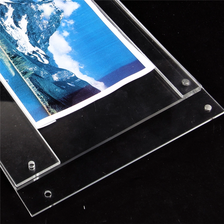 Acrylic square display put square table brand