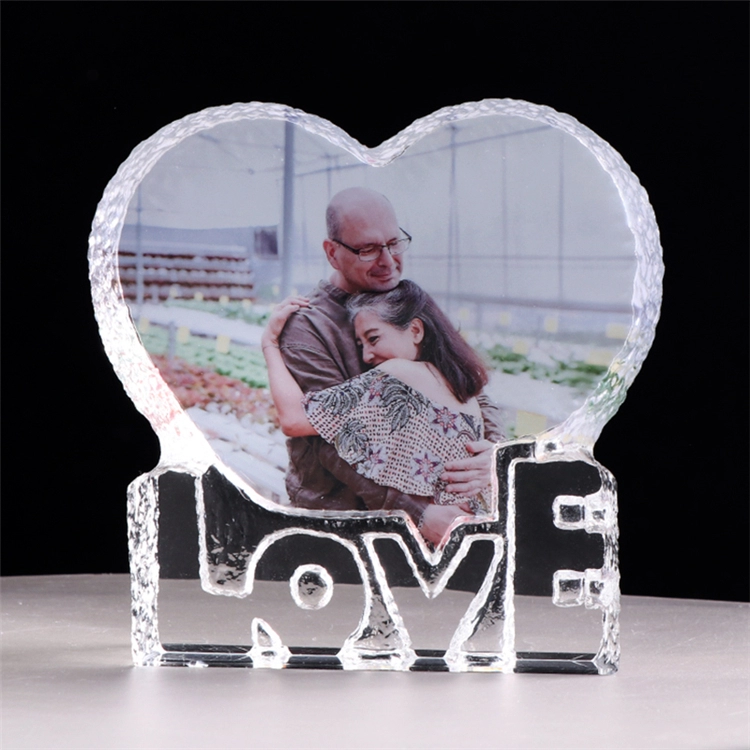 Custom Love Crystal Acrylic Photo Frame
