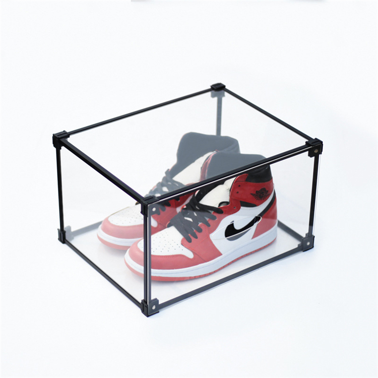 acrylic shoe box stackable