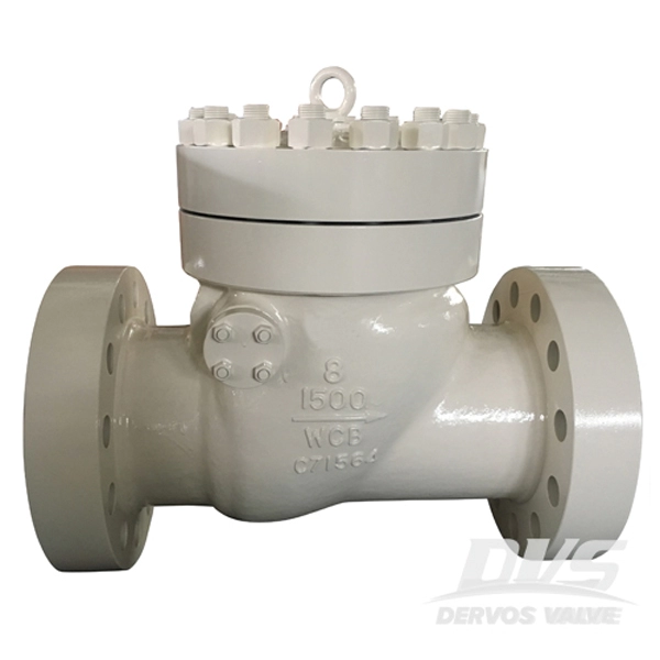 8 Inch Swing Check Valve 1500 LB WCB Flanged BB BS 1868