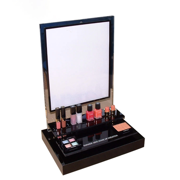 High quality make up display stand cosmetic custom Used to display acrylic cosmetic stand display