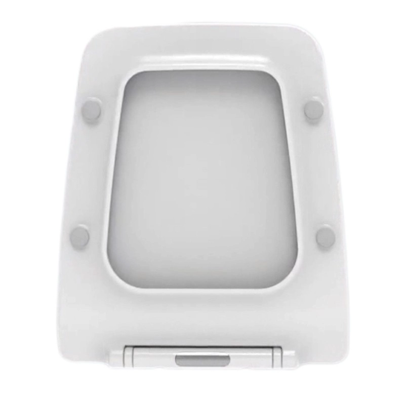 17 inch thermoset slimline toilet tank lid square shaped corner WC lid