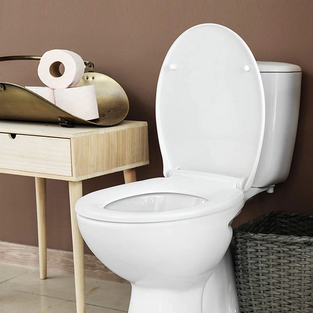 European universal comfort classic duroplast oval toilet seat cover