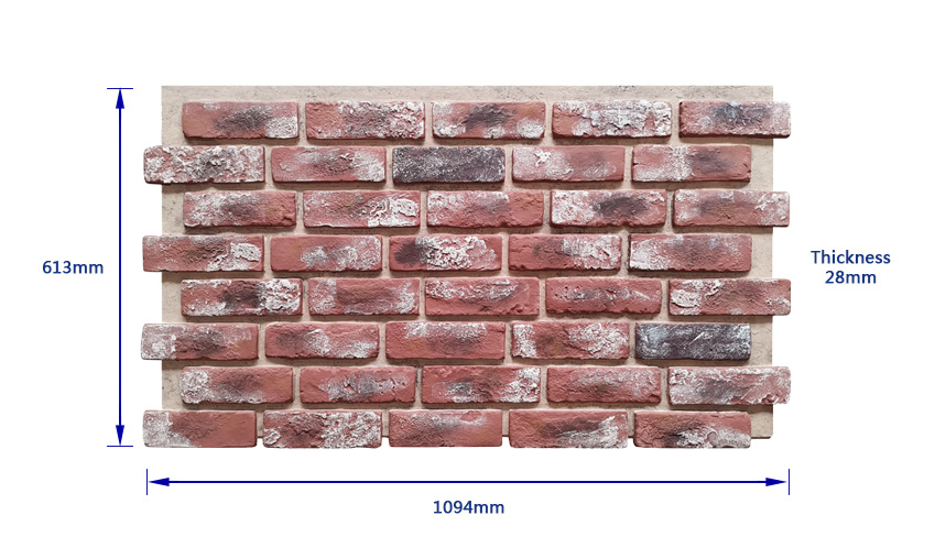 textured brick wall panels