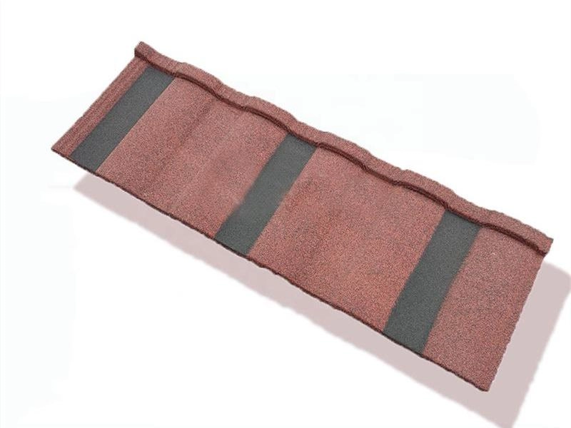 Natural Color Roman Stone Coated Metal Roofing Tiles