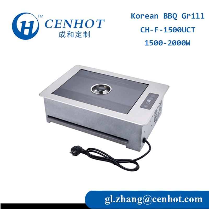 Square Indoor Korean Bbq Table Grill Suppliers Manufacturers - CENHOT