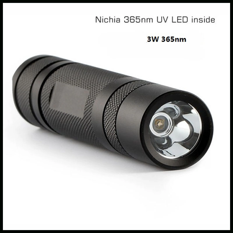 UV LED Flashlight NICHIA 365nm 3W