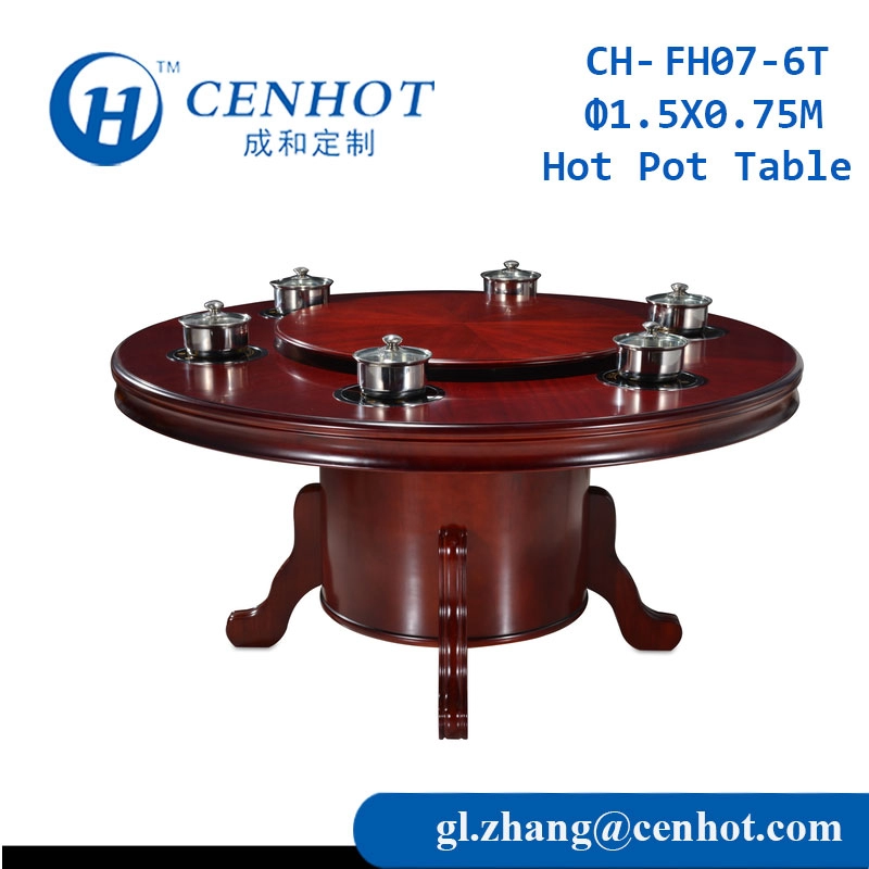 Chinese Hot Pot Table For Restaurant Wholesale