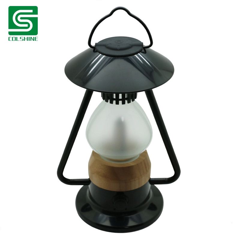 Dimmable LED Camping Lantern Rechargeable with Bluetooth Speaker