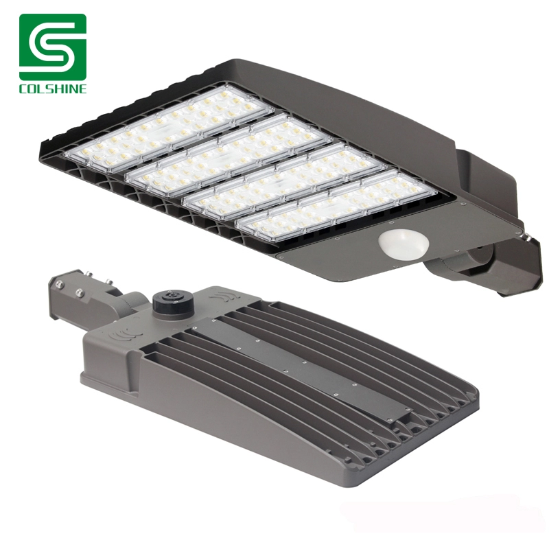 Outdoor 300 watt LED Shoebox Lights Dimmable With Photocell ARM Mount