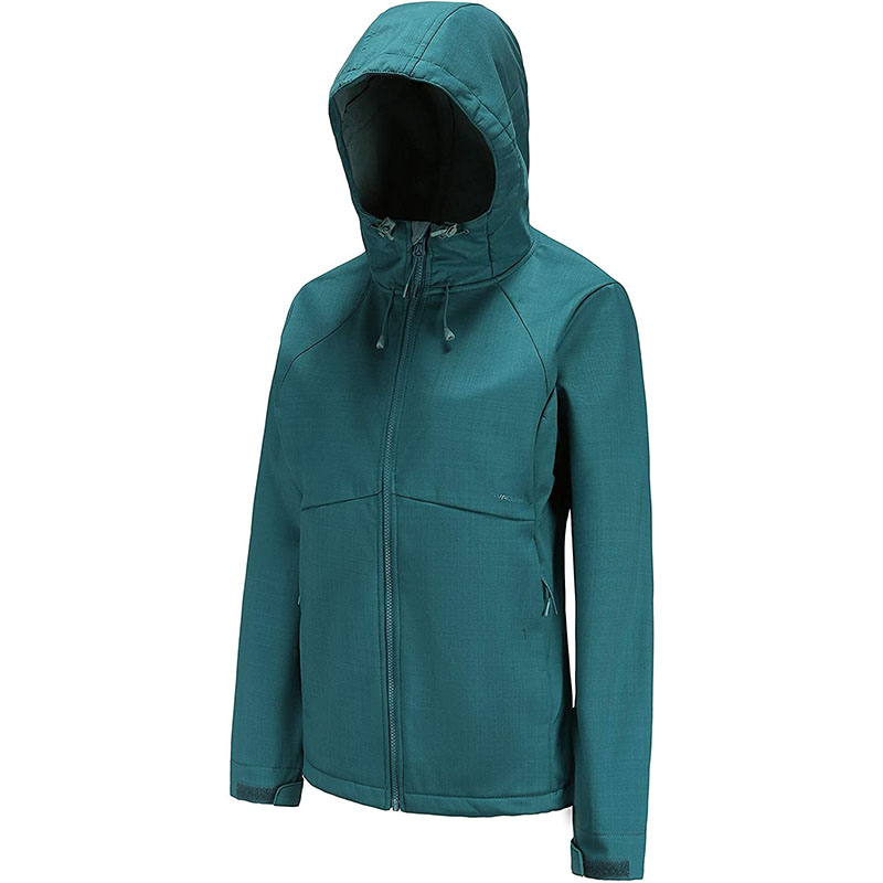 Fleece Lined Softshell Waterproof hooded Jacket