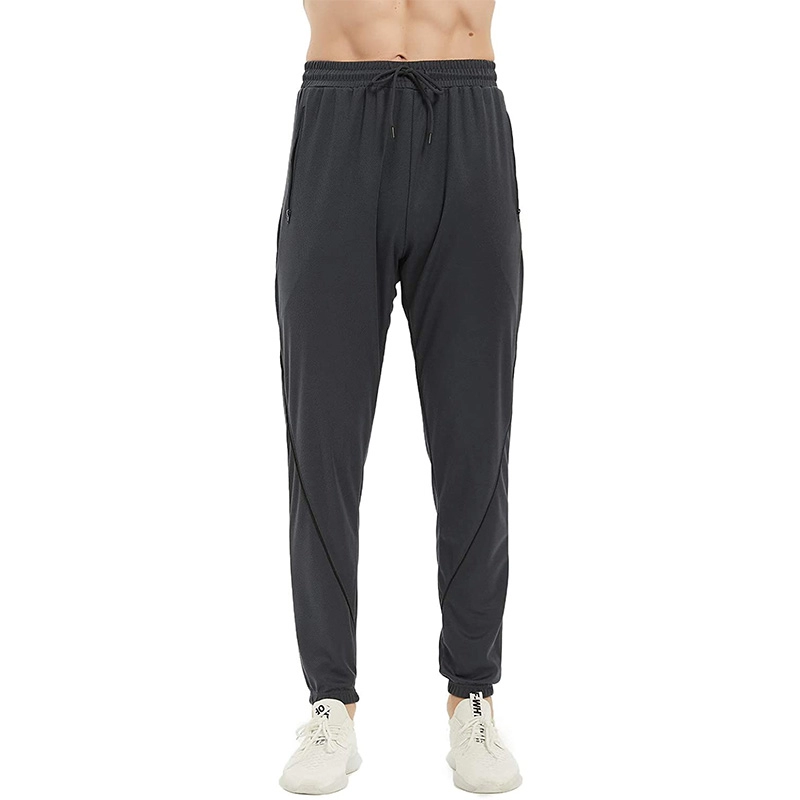 Mens Sweatpants with Pockets Open Bottom Athletic Yoga Pants Active Jogger Pants