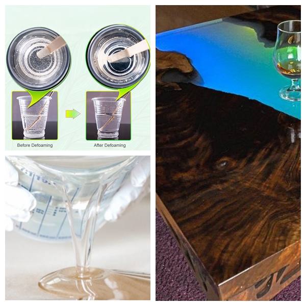 Elegant Epoxy Resin for River Table Top with Transparent