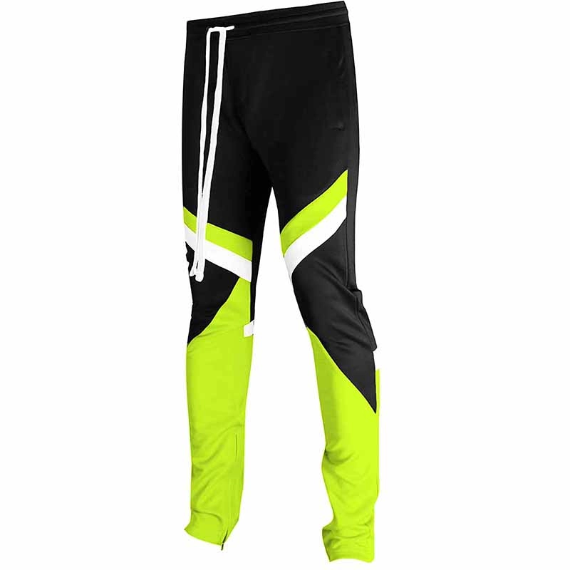 Mens Hip Hop Premium Slim Fit Track Pants - Athletic Jogger Bottom with Side Taping