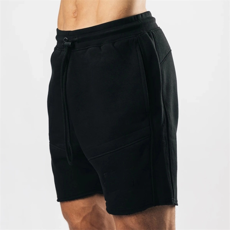Color Block Men's Loose Cotton Sports Shorts