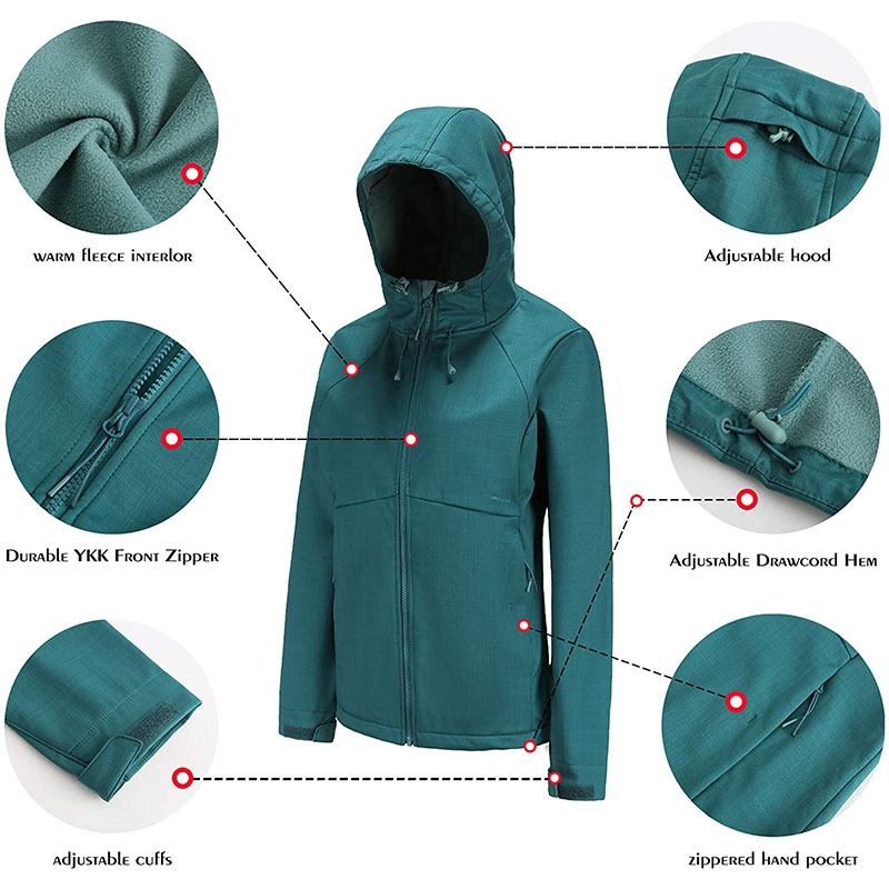 softshell jacket professional waterproof coated