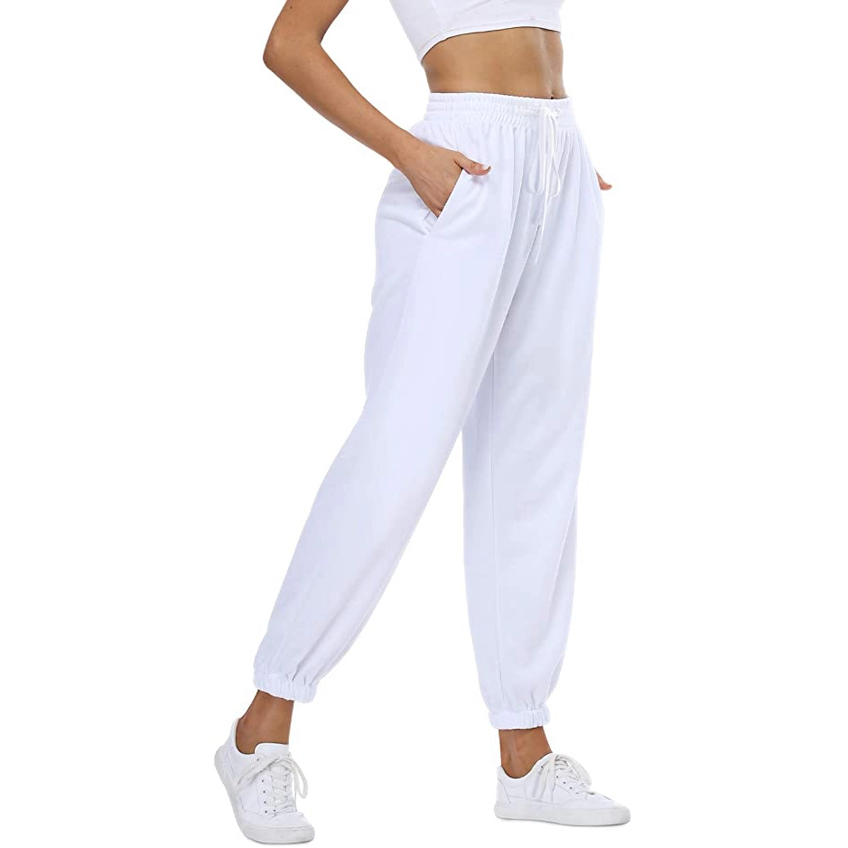 Women's Sweatpants High Waist Drawstring Joggers Athletic Pants with Pockets