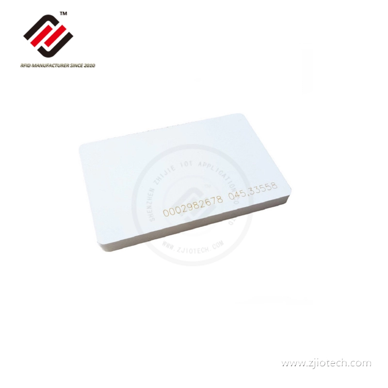 Printable PVC 125KHz LF Blank RFID Card