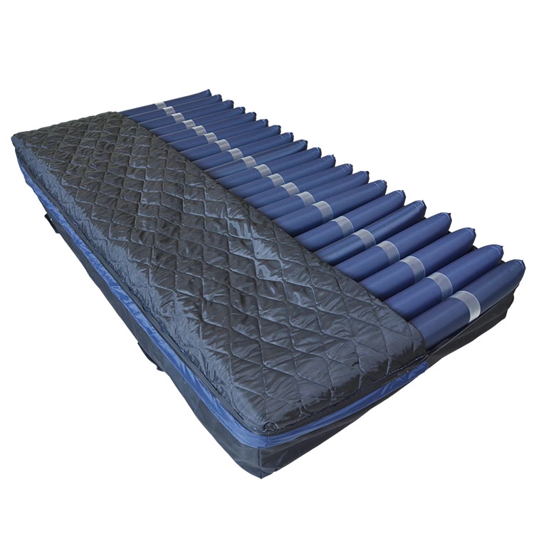 Anti-bedsore tubular inflatable medical care alternating pressure hospital bed air mattress