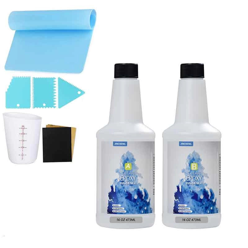 Crystal Clear Casting and Coating 32oz Epoxy Resin with Tools Kit
