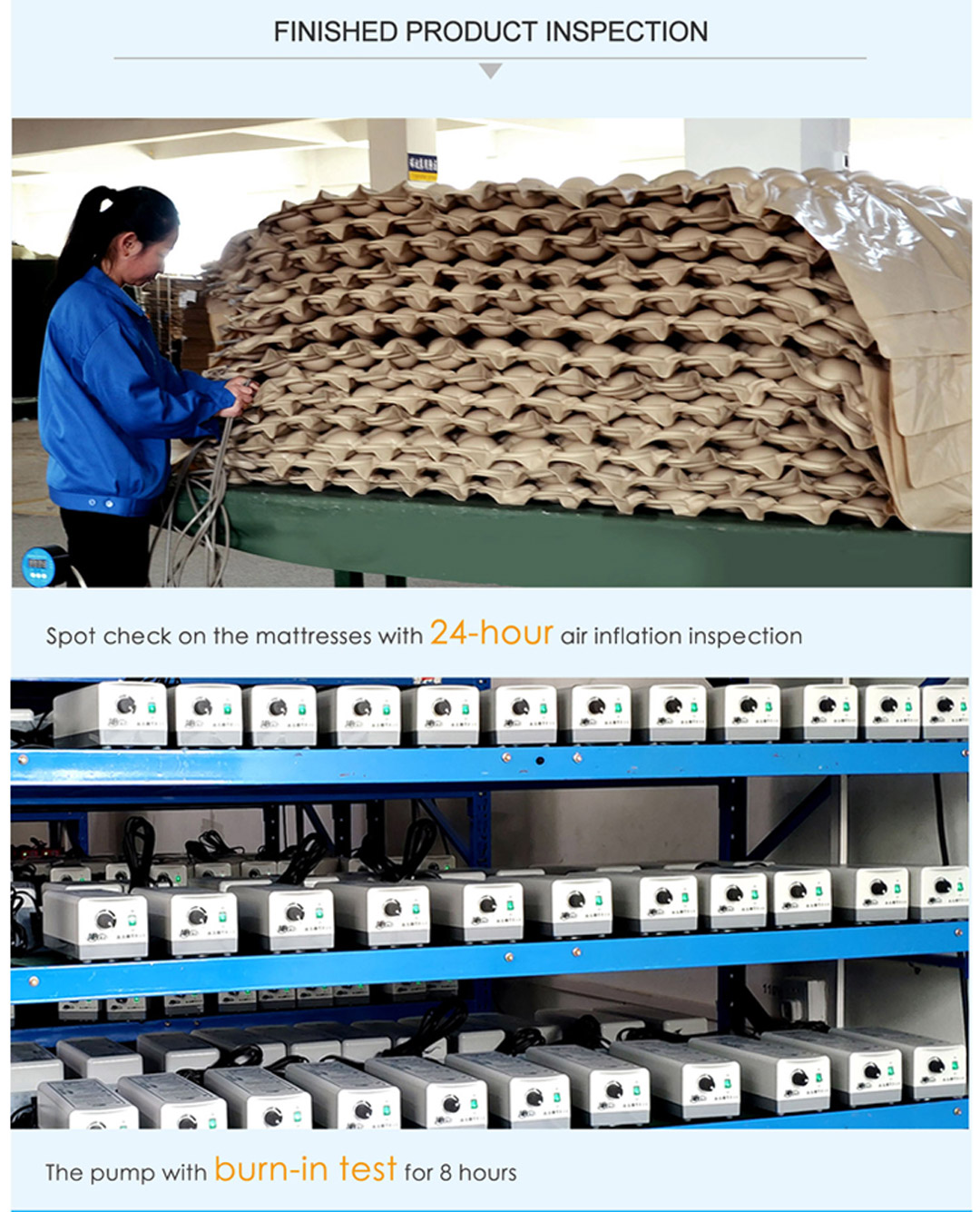 alternating pressure air mattress with pump