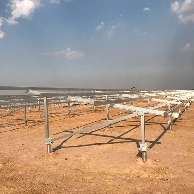 aluminum pv system panels ground structure