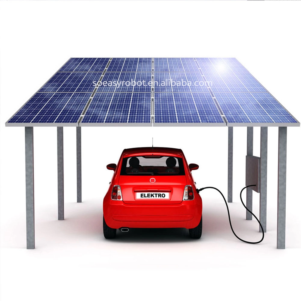 Modern Design Solar Car parking Solar Panel System Carport