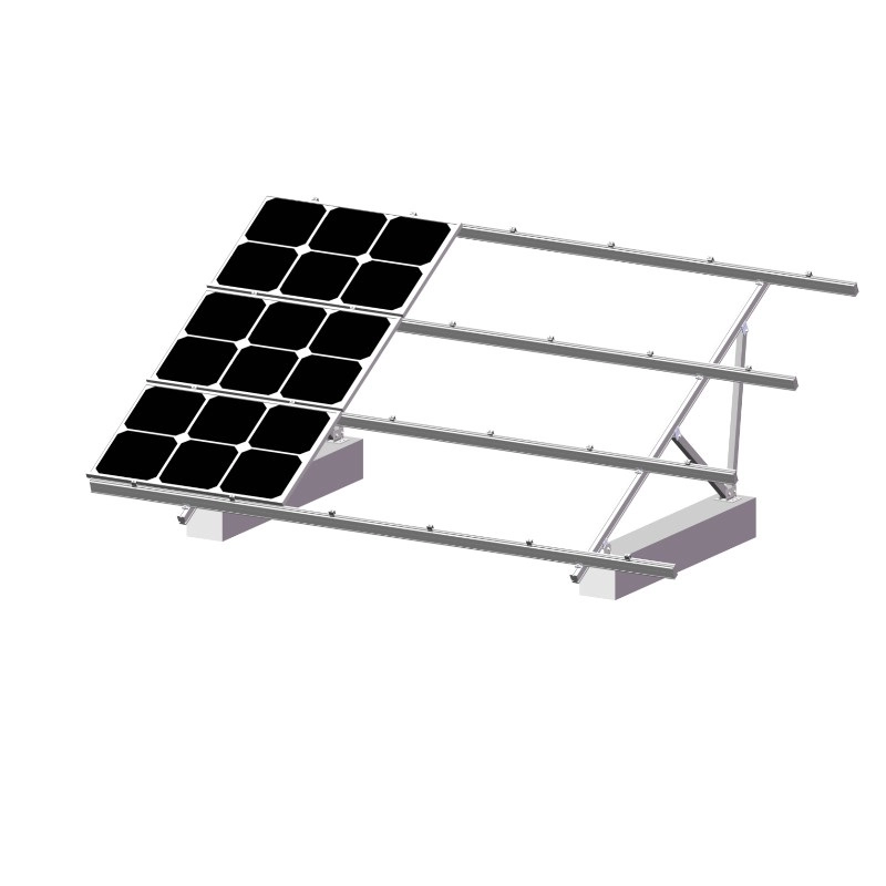 Solar Concrete Block Mounting Solution