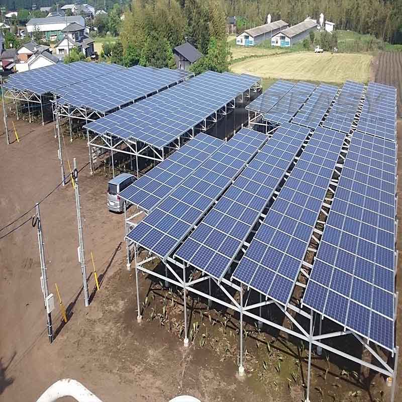 solar pv farm mounting structure project