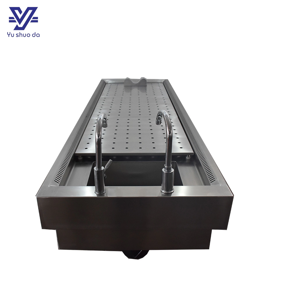 Medical equipment instrument mortuary table
