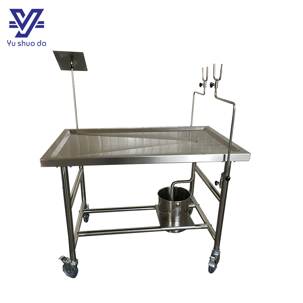 Mortuary stainless steel morgue  Washing table