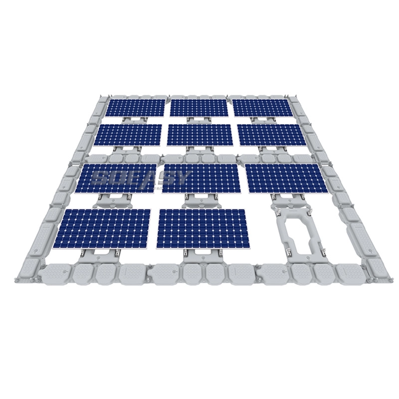 Industrial Floating Solar Mounting structure on pool