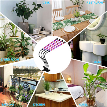 Lightweight and compact household plant growth table lamp