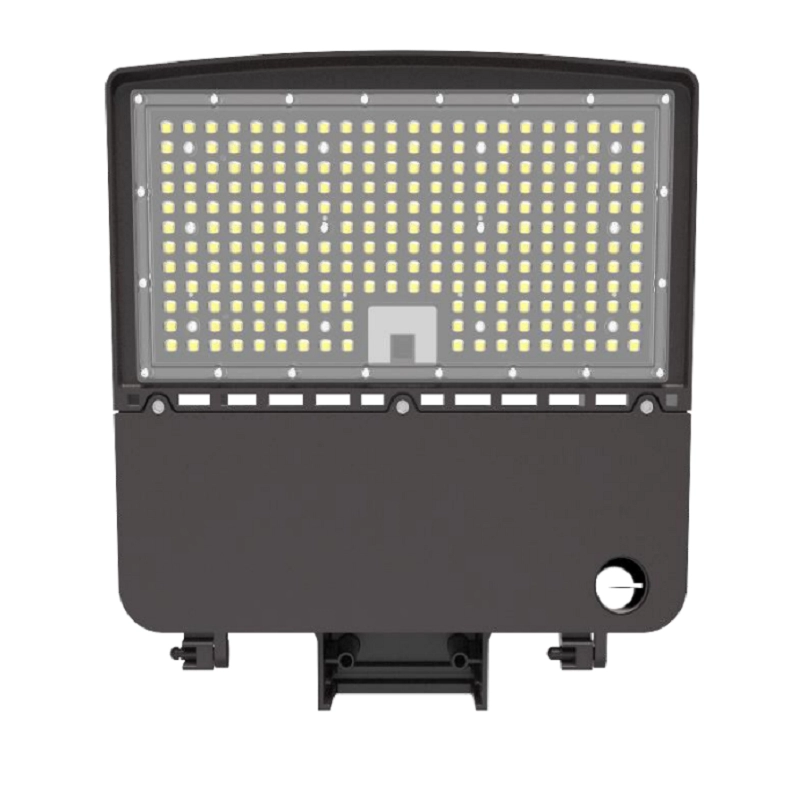 100W LED Area / Shoebox Light with Microwave Motion Sensor