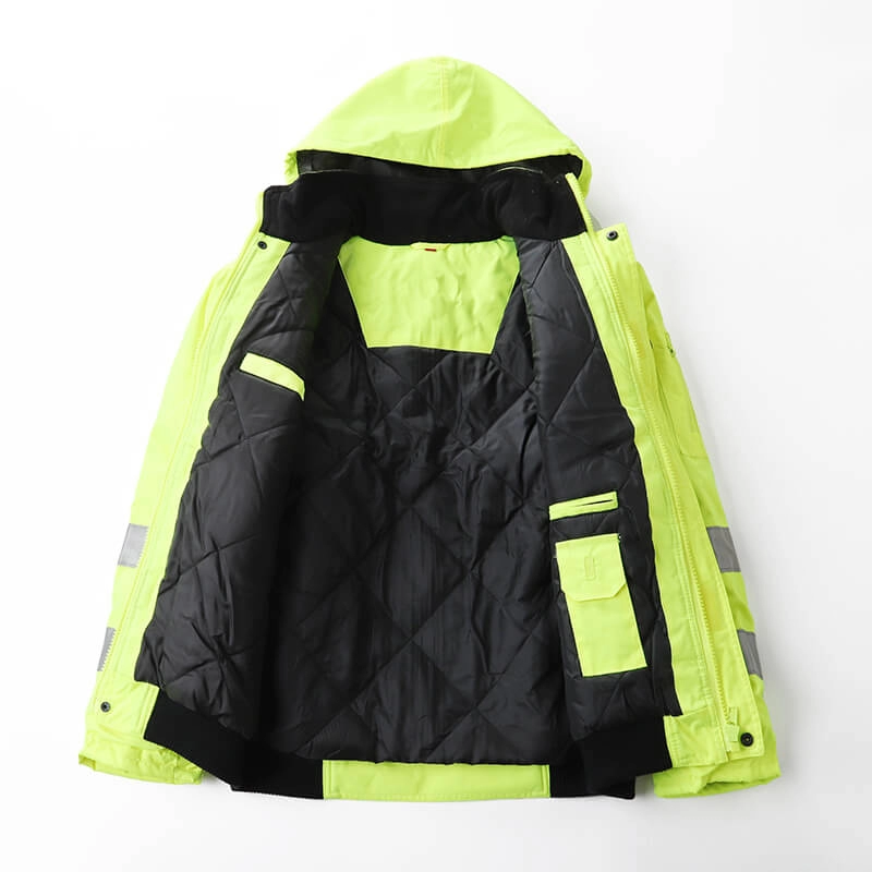Men's High Visibility Weatherproof Safety Bomber Jacket
