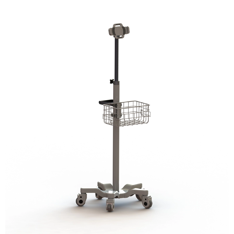 Variable Height free clamping IPad trolley