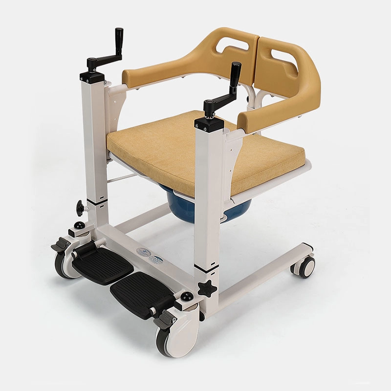 Multi-function Patient Transfer Lift Chair With Commode Shower Wheelchair